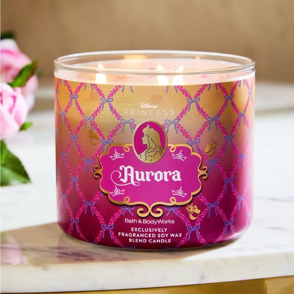 Bath & Body Works Disney Princess Aurora 3 Wink Candle - Picture 16 of 17